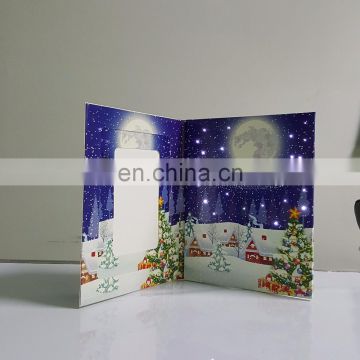 Hot selling funny light up christmas picture photo frame for gift