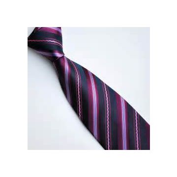 Extra Long Shirt Collar Accessories Silk Woven Neckties Standard Length Blue