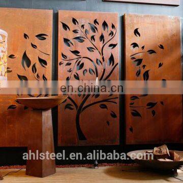 Professional supplier metal laser cutting decorative screen panel for art