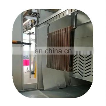 Automatic powder coating system machine for aluminum windows and doors