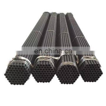 Hollow Tube ERW Q345 Q235B ERW Black Round Steel Welded Pipe