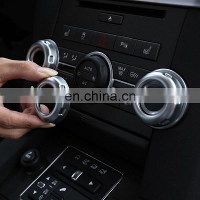 Factory 5pcs Chrome Volume and Air Conditioning Knobs Trim for Land Rover Discovery 4 LR4 Range Rover Sport Freelander 2