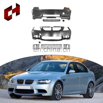 CH Wholesale Auto Parts Black Bumper Plates Exhaust Tips Side Skirt Lamp Retrofit Body Kit For BMW 3 series E90 to M3