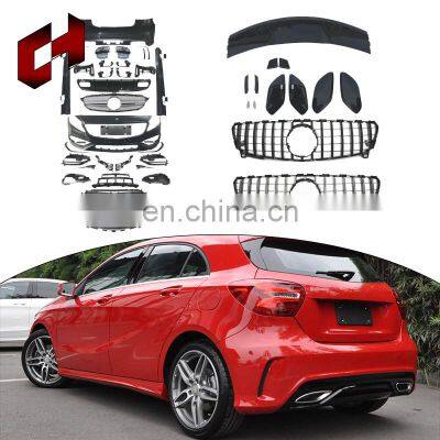 CH New Product Carbon Fiber Grille Front Rear Lip Fenders The Hood Body Kit For Mercedes-Benz A Class W176 16-18 A45