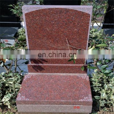 cheap price india red granite headstone