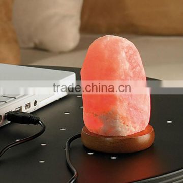 Lampara de sal del Himalaya USB / lampara de sal USB