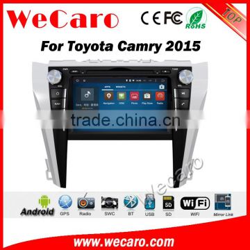 Wecaro WC-TC8017 android 5.1.1 car gps navigation system for toyota 2015 camry dvd multimedia bluetooth wifi 3g playstore
