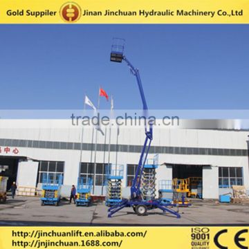 Factory Direct Towable Mounted Articulating Boom Lift/Trailer boom lift