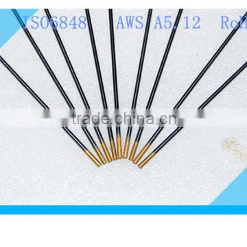 Beijing Brand WL15 1/16" Lanthanated Tungsten Tig Weld Electrode with gold tip EWLa-1.5 and 10pcs/packs