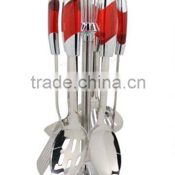 KT139 S/S kitchen tools set with plastic handle
