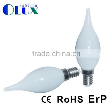 Made in China 2016 new product AC220-240V 360 degree E14 LED candle bulb lamp C30 with 50000 hours