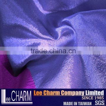 100% Polyester Amethyst Slight Crepe Fabric Material