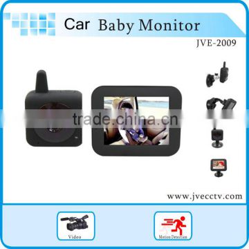 3.5 inch 2.4GHZ 420TVL Car Baby Monitor With IR Night Vision Function Wireless Car Baby Monitor Camera Car Video Baby Monitor