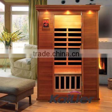 ETL CE ROHS Approved Stock Red Cedar Sauna for 2person KLE-R2