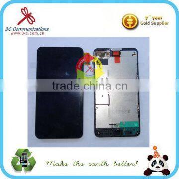 cell phone repair parts for Nokia Lumia 635 LCD+touch screen with frame