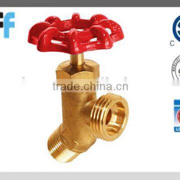 1/2"-- 3/4"Pipe and hose threads Angle Brass Stop Valve with CSA certificated