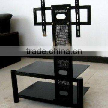 UK style black plasma TV mount TV shelf for sale