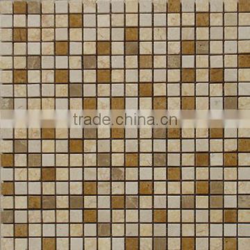 SKY-M014 Swiming Pool Marble Gold Mosaic Tile