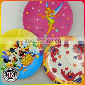 Disposable Fairy Tale Printing Paper Plate