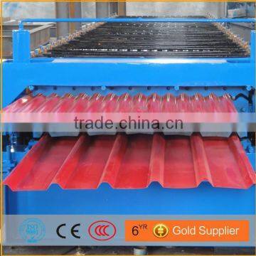 Color Coated Double Layer Roll Forming Machine