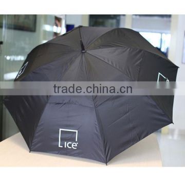 High quality cannopy golf umbrella with plastic handle