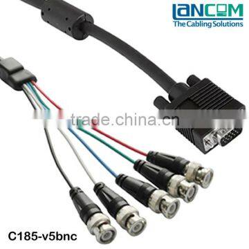 High Quality and Speed SVGA Cable to 5BNC,5 Coaxial