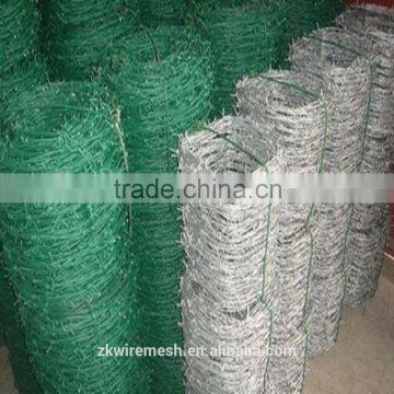 High quality galvanized barbed wire by factory