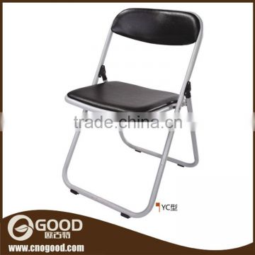Popular Metal Finished with Powder Coating Frame Upholstered Training Chair