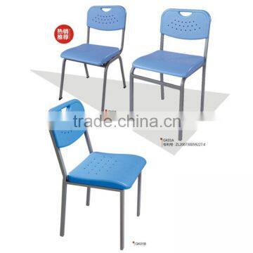 Hot sale modern simple design colorful plastic dining chair