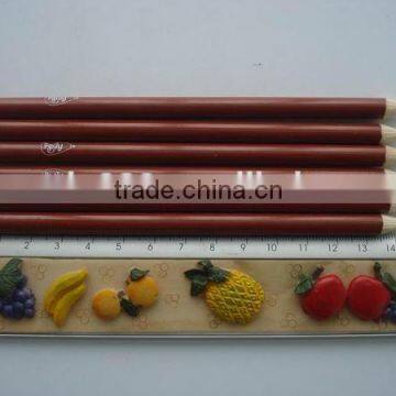 cutom size promotional natural wooden color pencil with logo printing