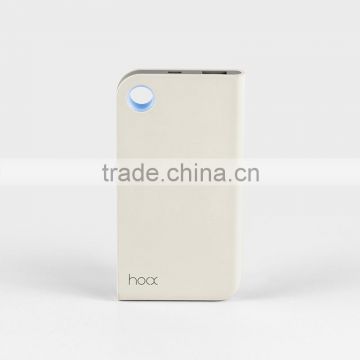 Hoox Memory C08 Li-polymer Battery Power bank 6000mAH for Iphone 6s 6s plus Samsung s6 Note 4 smartphones