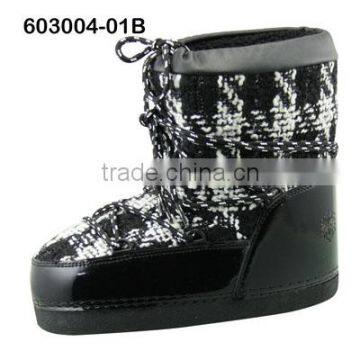 China factory low price warm women's moon snow boots fur boots 2016