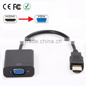 Economic Easy to Carry HDMI Male to VGA Felmale Converter Adapter