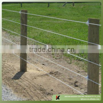 Poly coated wire fence