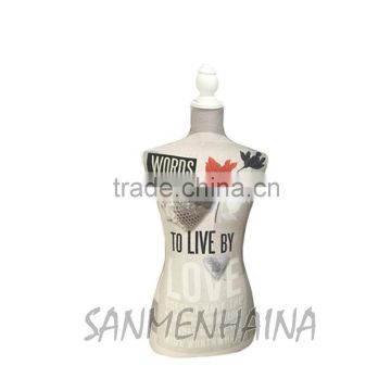 heart and flower printing elastic fabric Female Mannequin