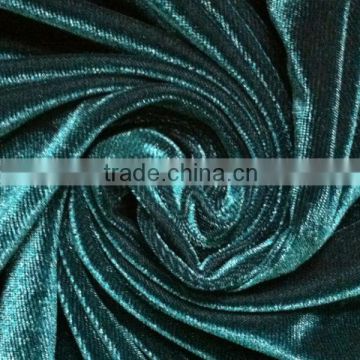 Warpknitting Korea Velvet Fabric with 1:1 stripe design