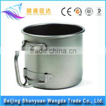 Outdoor Titanium Camping Mug Titanium Cup Water Kettle Foldable Water Bottle