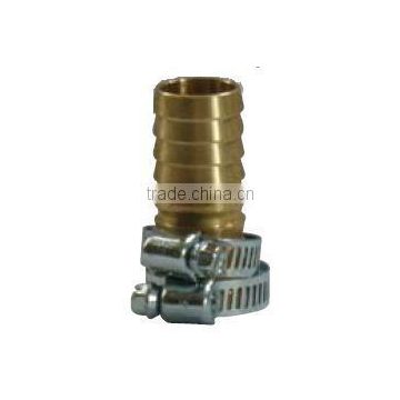 Hose Coupling 3/4" Brass Hose Mender with Clamp