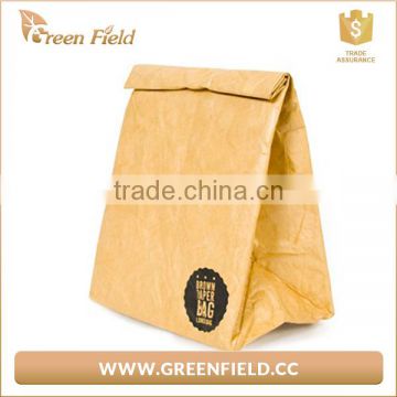 2016 New Style Brown Paper Insulated Aluminium foil TYVEK lunch bag