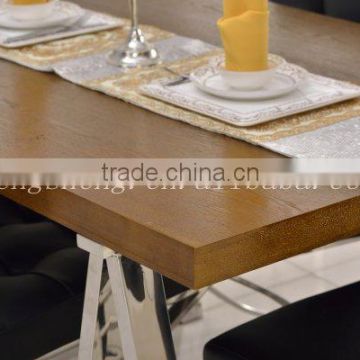 Wood dining table set/dining room table/dining table set
