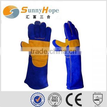 Sunnyhope long synthetic leather safety gloves