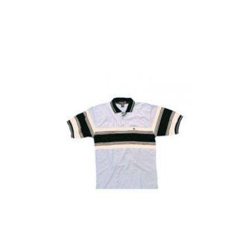 fashion stripe mens polo shirt