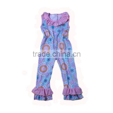 Yawoo cute cartoon print newborn baby sleeveless pettiromper organic cotton infant rompers wholesale toddler one-piece jumpsuit
