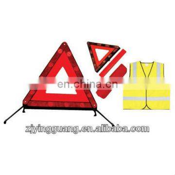 Warning Triangle With Safety Vest