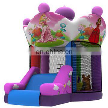 2017 New Design Circus Time Inflatable Bouncy Castle Slide Combo