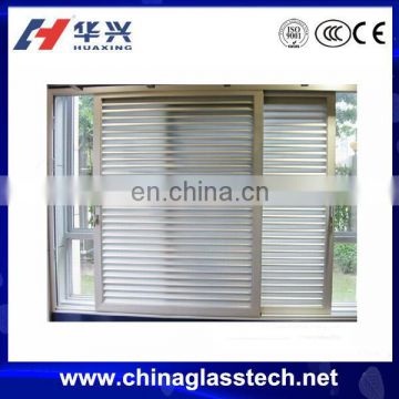 Australia standard security decorative sliding aluminum shutter window