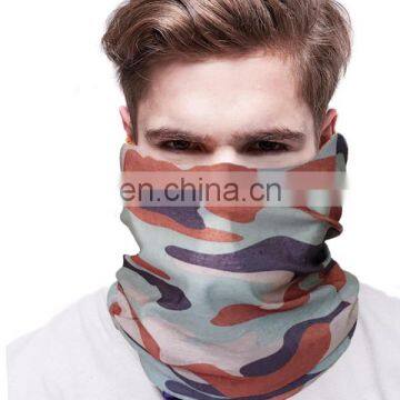 Amazon Top Selling Wholesale Multifunctional camouflage Seamless Elastic Tubular Bandana Face shield Neck warm Head scarf