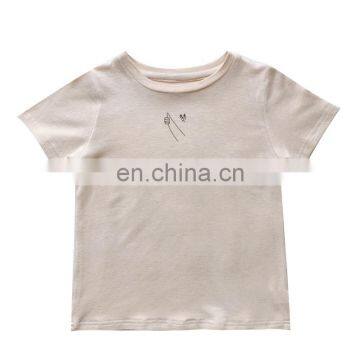 4942 Hot sale kids clothing baby girl and boy summer custom t-shirt