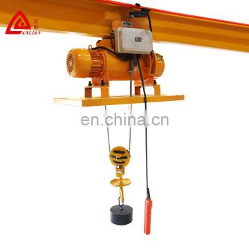 light weight 5ton 9m electric wire rope pulling hoist for direct manufacturer sale
