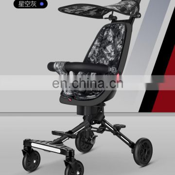 High landscape baby stroller lightweight kids pushchair travel children pram